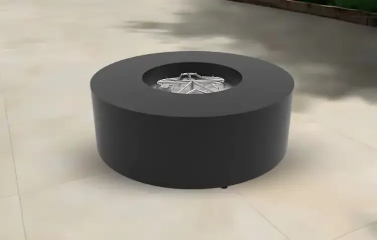 HPC Agni Black Round Fire Pit Enclosure