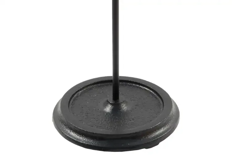 Neoclassic Fireplace Tool Set in Black & Polished Chrome with Radial Stand