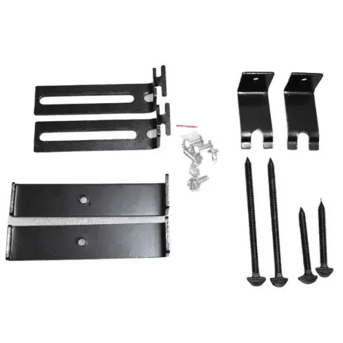 T-Style Lintel Clamp Kit for Fireplace Doors – Adjustable 4” to 6” Fit