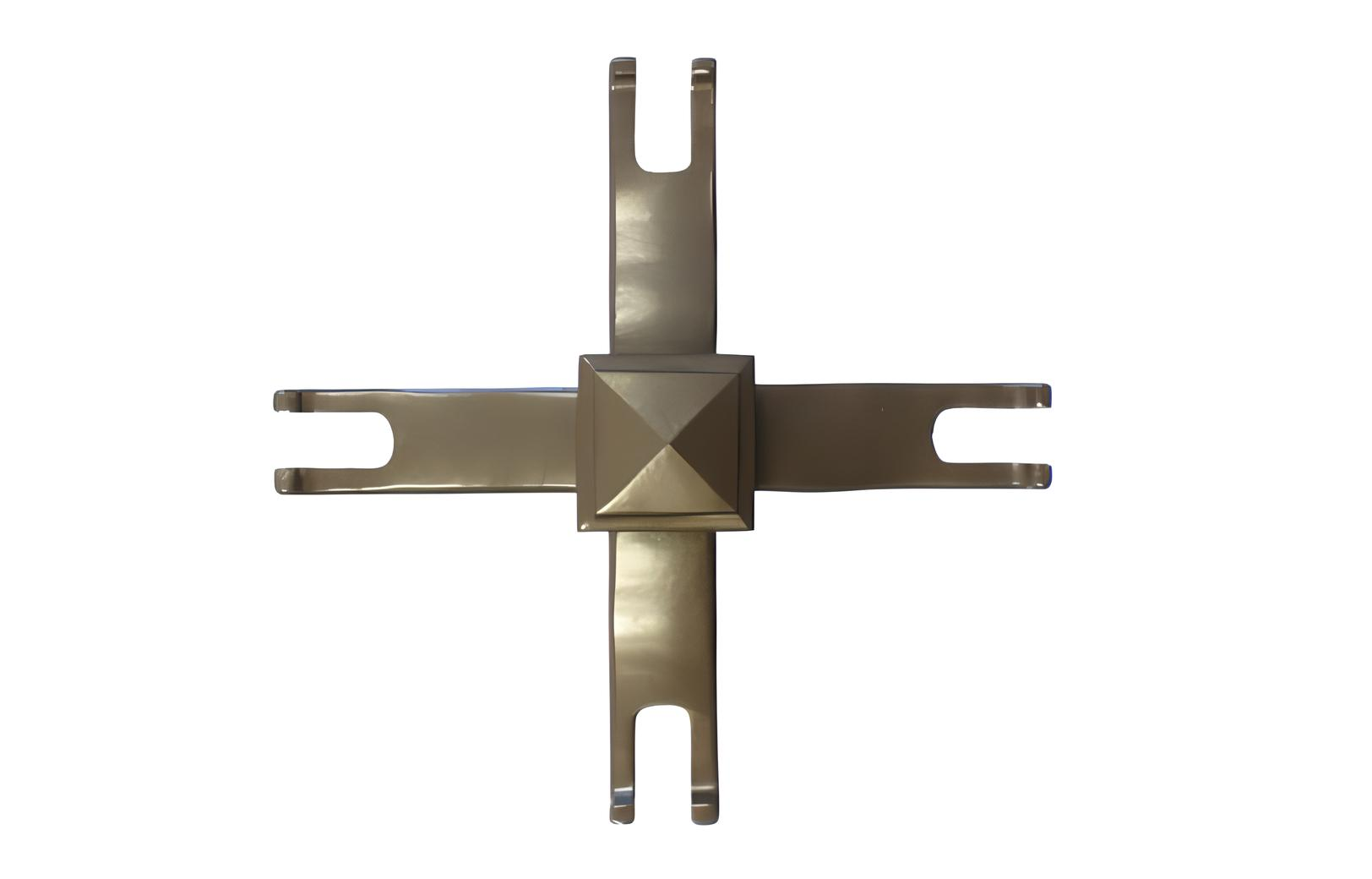 Addison 4-Piece Burnished Bronze Fireplace Tool Set Yoke