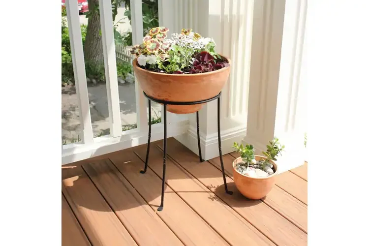 18" Ring Stand Made from Solid Wrought Iron
