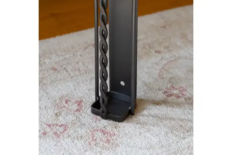 Twisted Rope Match Holder Made of Solid Wrought Iron