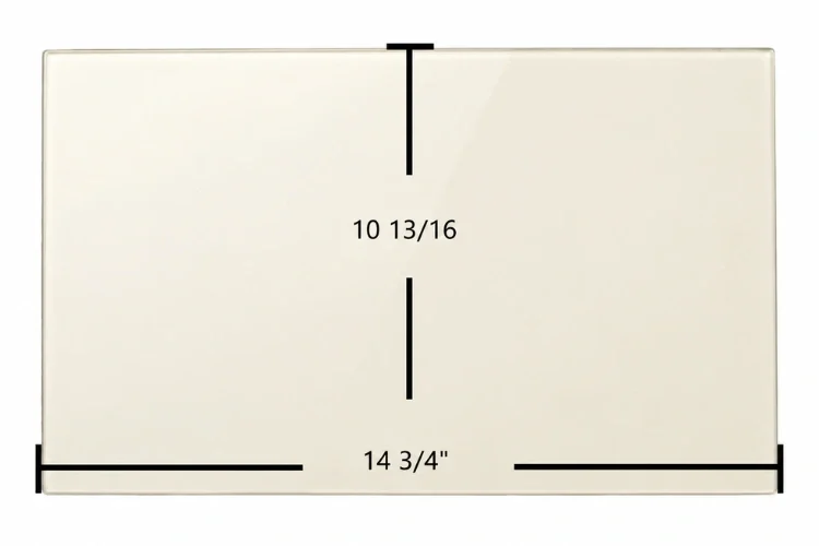 Earth Stove 201 Ceramic Glass Panel – 13" x 9"