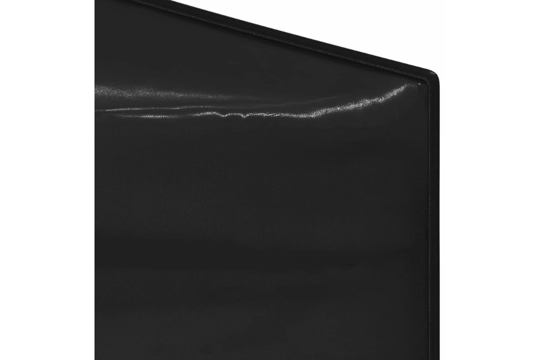 Functional Folding Party Tent 3 x 6 m in Black with 210D Oxford Fabric with Silver Coating