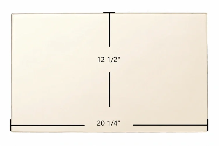 Osburn Matrix Ceramic Glass Panel – 20 1/4" x 12 1/2"
