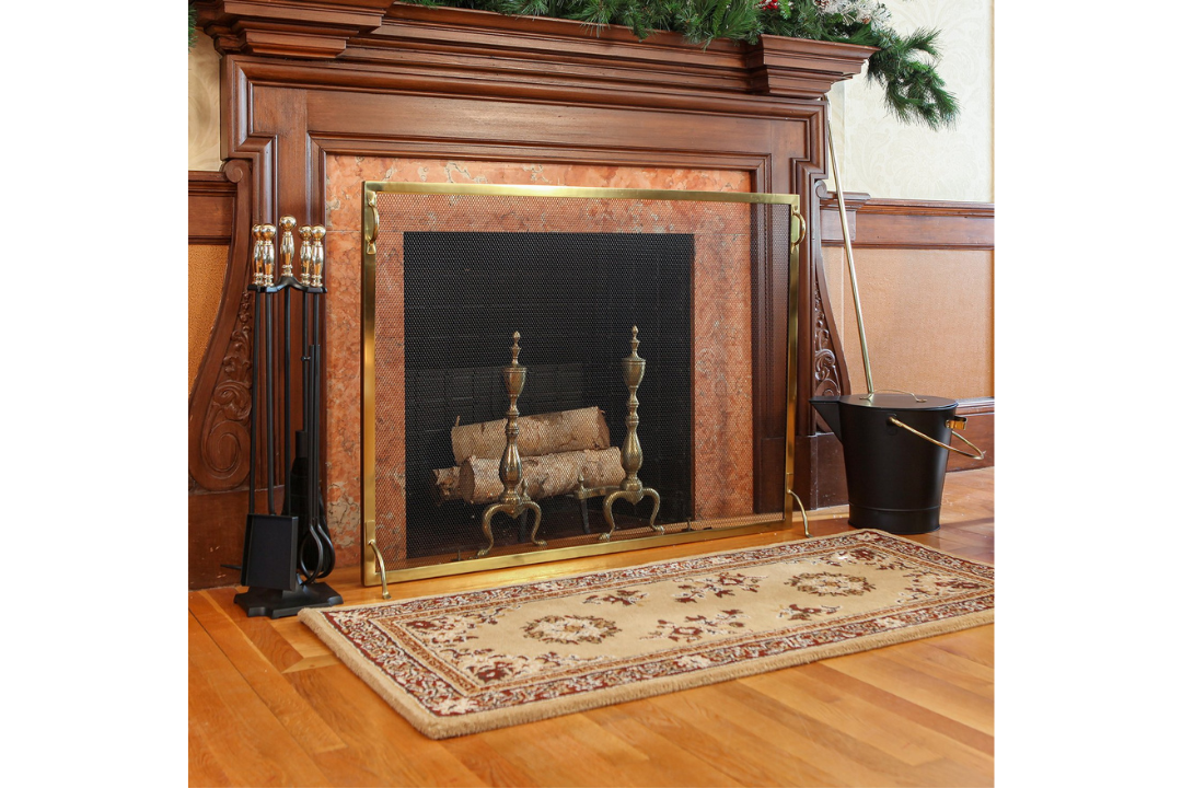 Carlisle Fireplace Tool Set – Classic 4-Piece Hearth Tool Set with Elegant Finishes