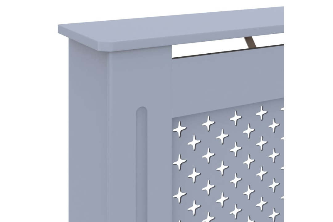 Sturdy Radiator Cover MDF 172 x 19 x 81.5 cm – Modern Slatted Cabinet in Anthracite