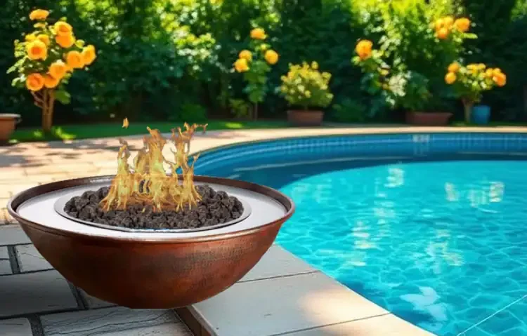 HPC 31" Hammered Tempe Series Copper Bowl