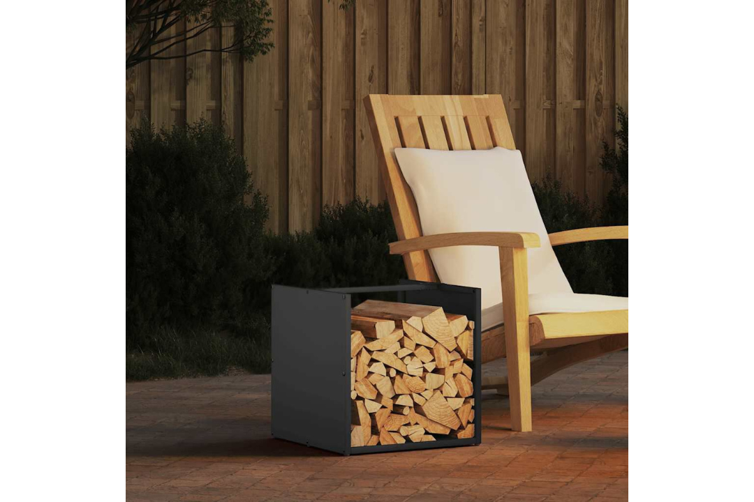 Firewood Rack Anthracite 40 x 40 x 40 cm