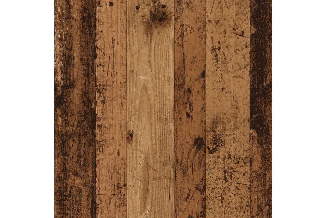 Fireplace Surround 81 x 18 x 82 cm in Old Wood Finish Made of Engineered Wood
