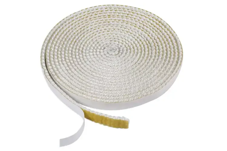 11/16" White Self Adhesive Wood Stove Window Gasket | 5 ft and 7 ft