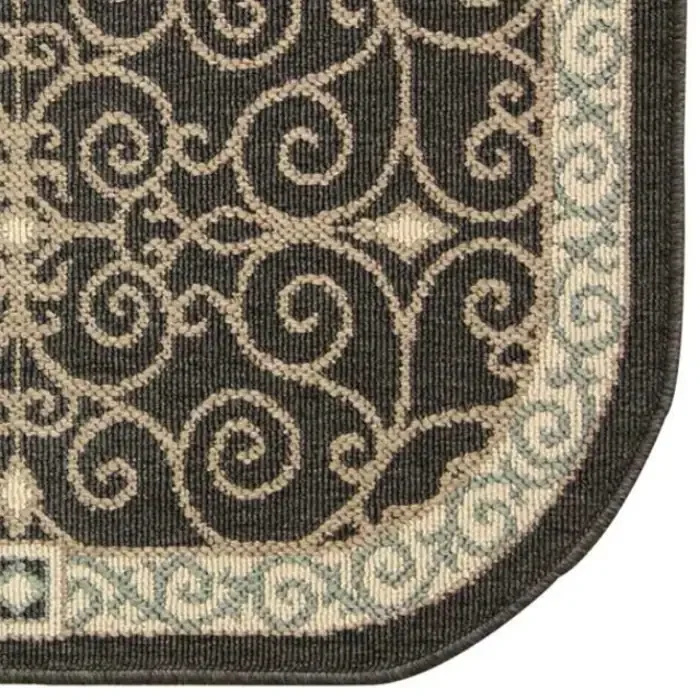 Pilgrim Eastly Midnight Hearth Rug CloseUp