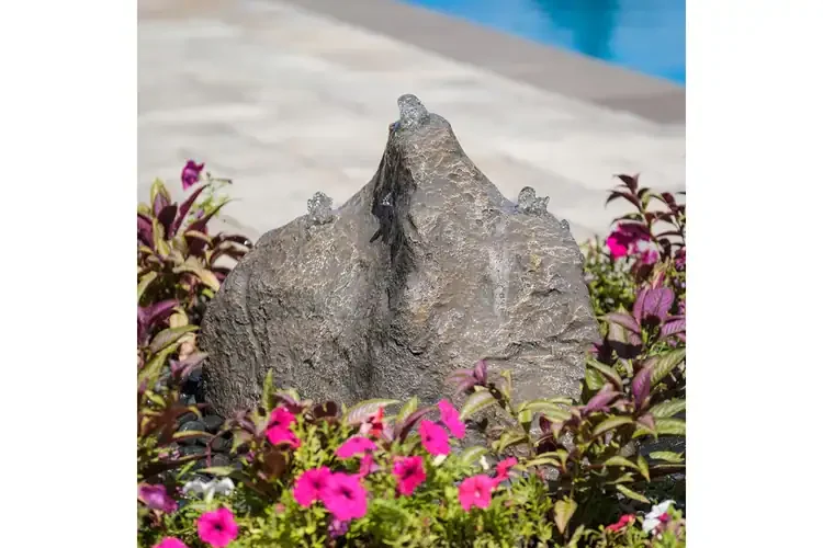 Triple Cascade Fountain Kit – GFRC Rock Water Feature for Outdoor Spaces