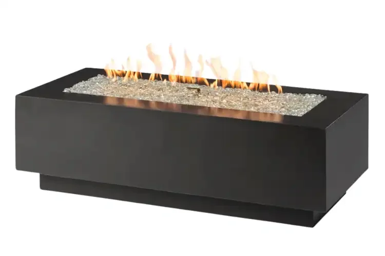 Cove Linear Midnight Mist 54" Gas Fire Pit Table