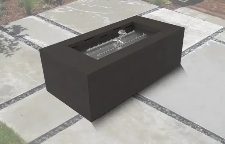 HPC Tejas Java Rectangular Fire Pit Enclosure