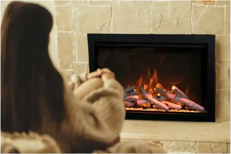 Amantii Traditional Bespoke Electric Fireplace (Birch Logs)
