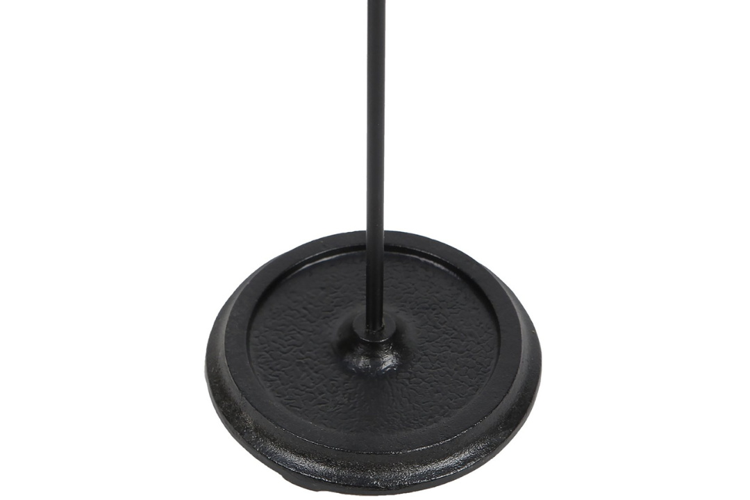 Sutton Fireplace Tool Set in Polished Brass and Black Powder Coated Finish with Circular Base