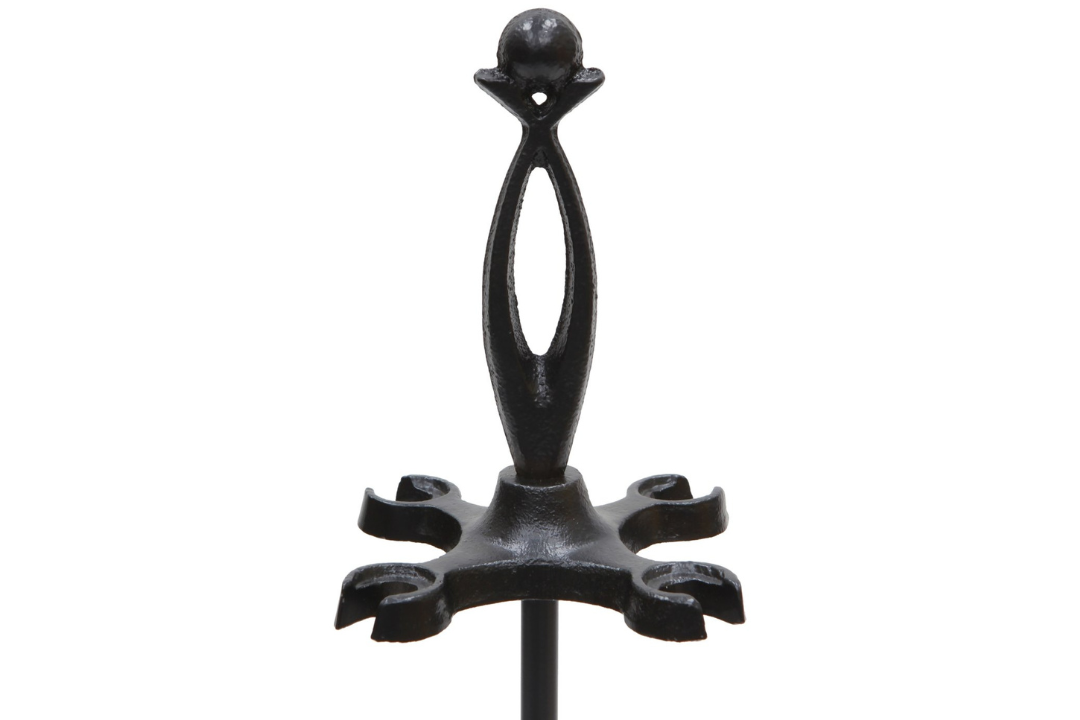 Lincoln Fireplace Tool Set with Black Powder Coated Finish