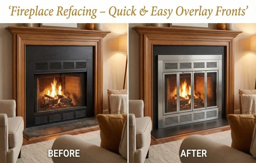 Refacing a Fireplace Without Construction: A Fresh Look Without the Dust