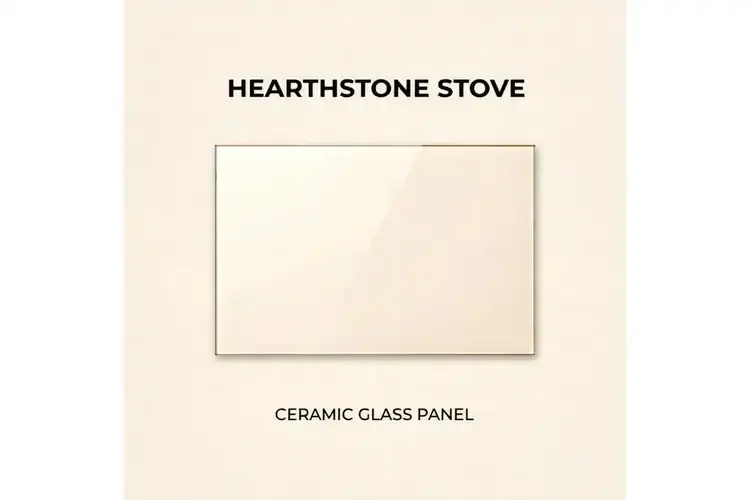 Hearthstone Champlain 8301 Ceramic Glass Panel – 17 7/16" x 11 9/16"