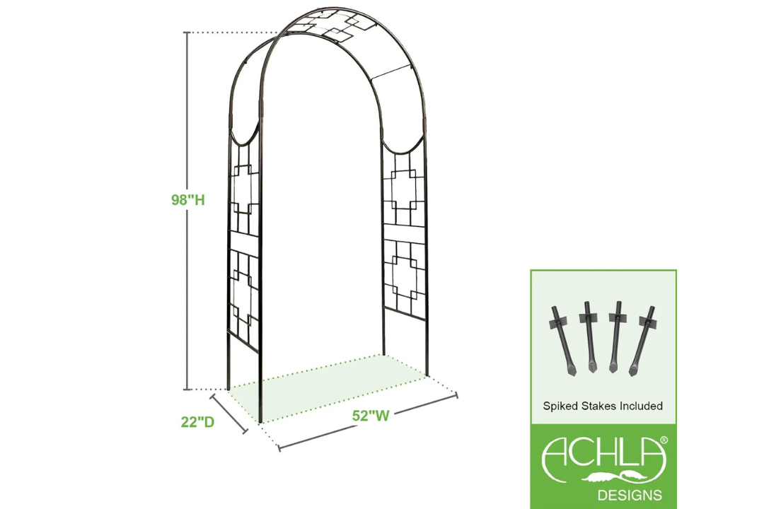 Square-on-Squares Arbor Specifications