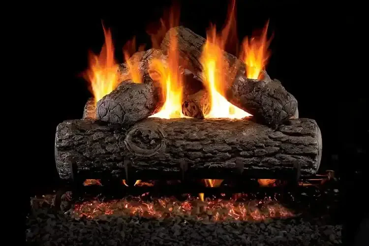 Real Fyre Golden Oak 30" Outdoor Vented Gas Log Set with Burner