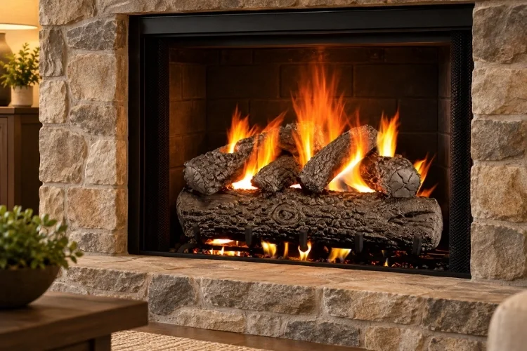 Real Fyre Post Oak 30" Outdoor Vented Gas Log Set with Burner
