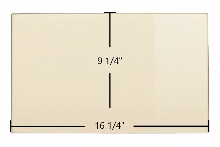 Jotul Betha Replacement Ceramic Glass Panels – 16 1/4" x 9 1/4"
