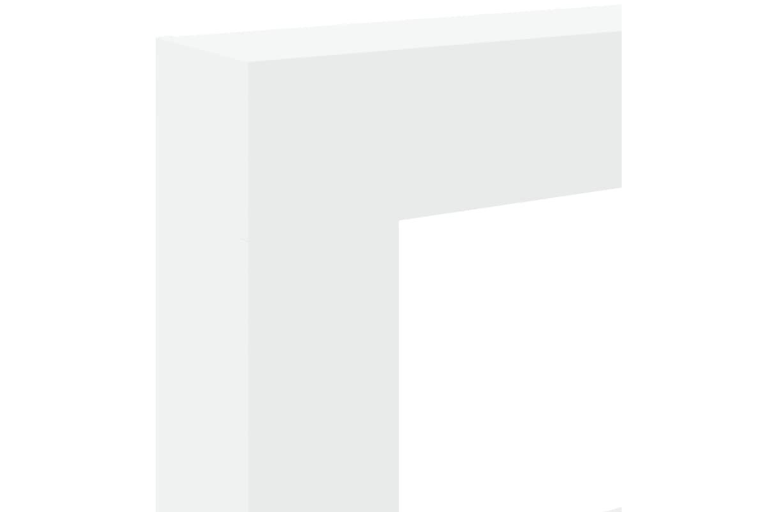 Functional Fireplace Surround 81 x 18 x 82 cm in White Made of Engineered Wood
