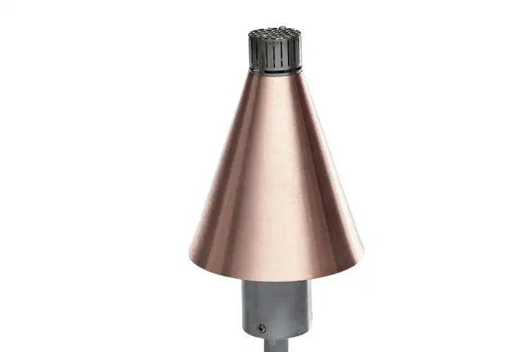 Fire by Design Copper Cone Manual Light Tiki Torch