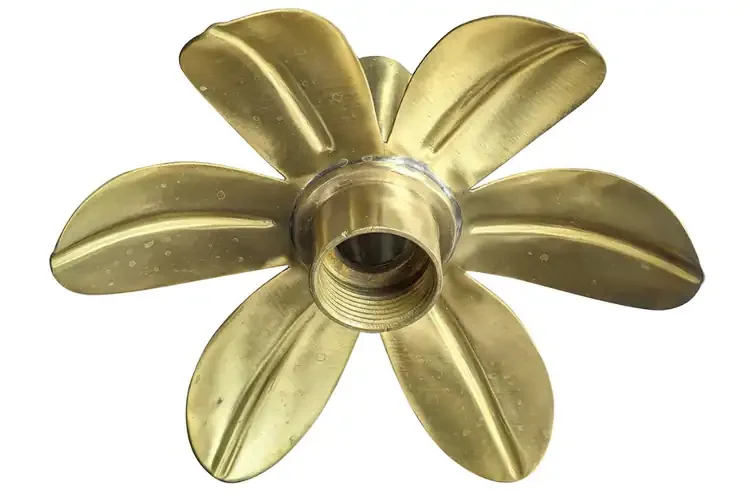 Brass Flower Spout – 6 Petals Daffodil | Outdoor Garden Wall Water Feature Designed for 600-900 GPH Flow Rate