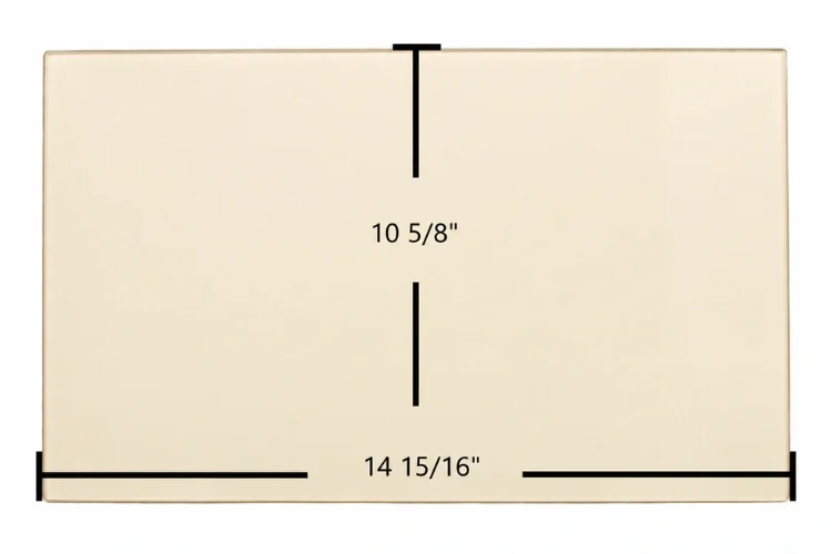 Jotul F 100 Replacement Ceramic Glass Panels – 14 15/16" x 10 5/8"