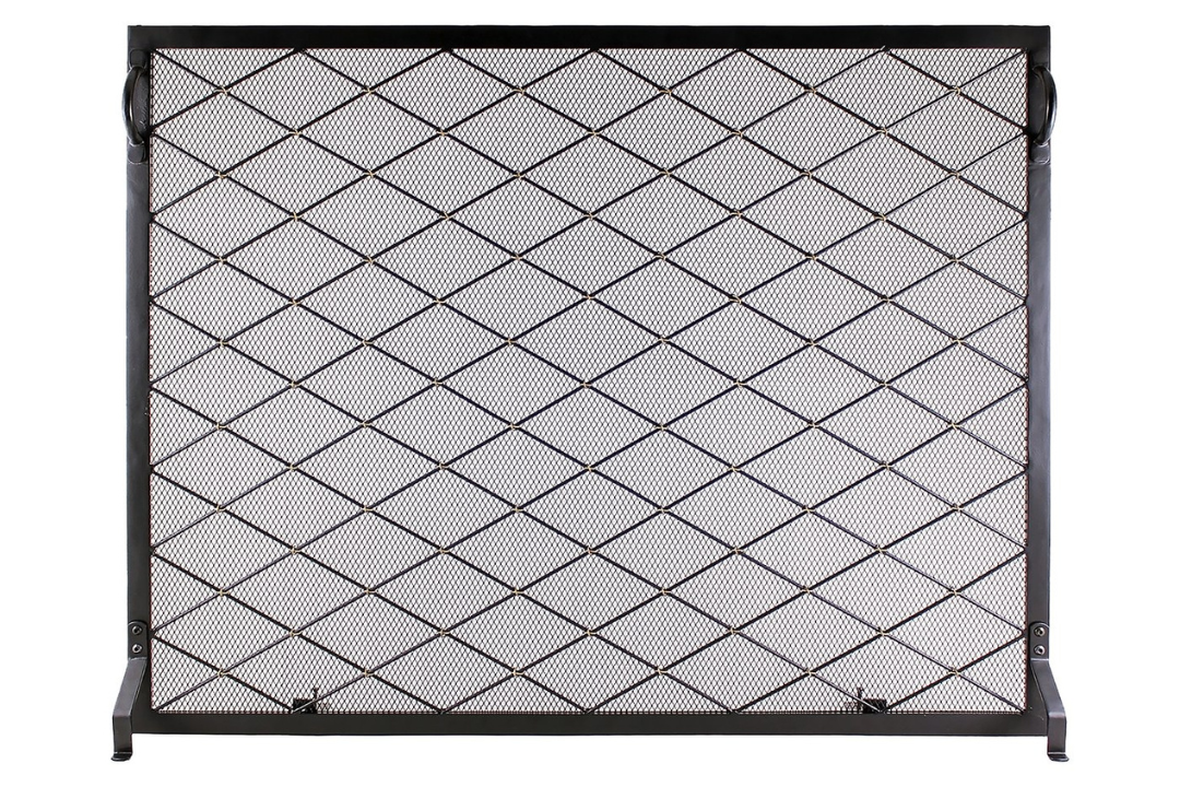 Harlequin Flat Fireplace Screen in 38” x 30”