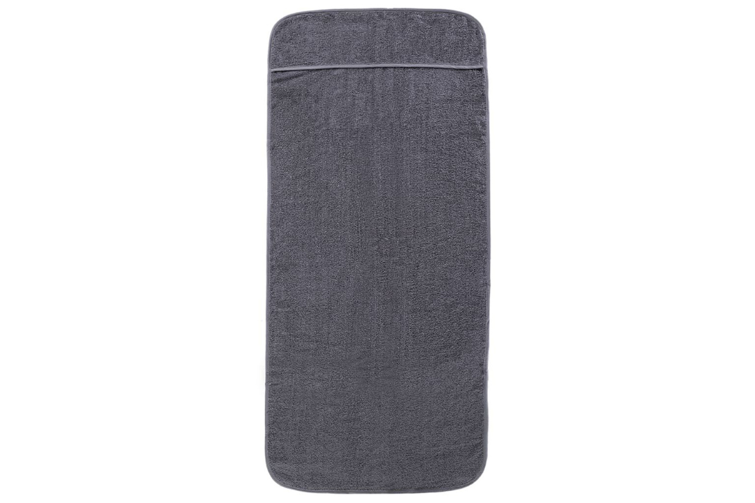 Sleek Beach Towels 4 pcs – 60 x 135 cm in Anthracite with 400 GSM Cotton Blend