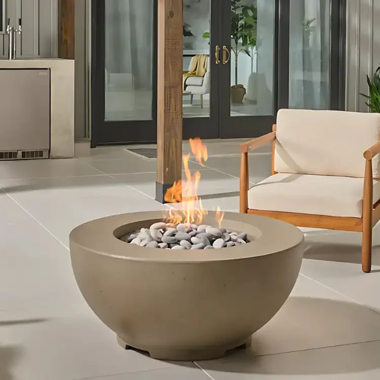 American Fyre Designs 36" Chat Gas Fire Bowl