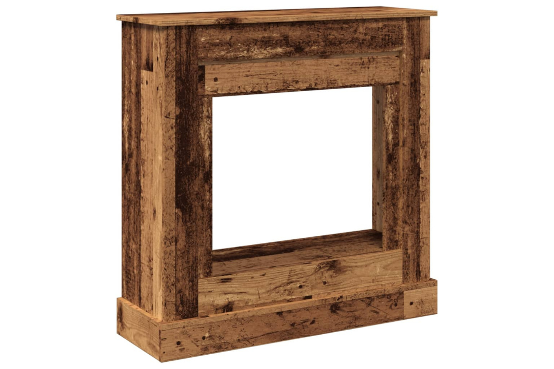 Fireplace Surround 35.4 x 11.8 x 35.4" Engineered Wood in Old Wood
