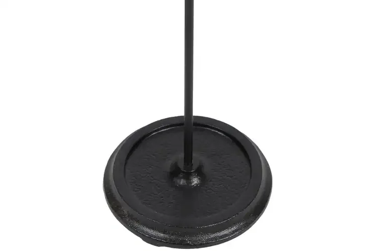 Sutton Fireplace Tool Set in Polished Brass and Black Powder Coated Finish with Circular Base