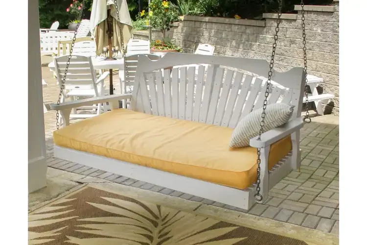 Treated Pine Fanback Swingbed Details