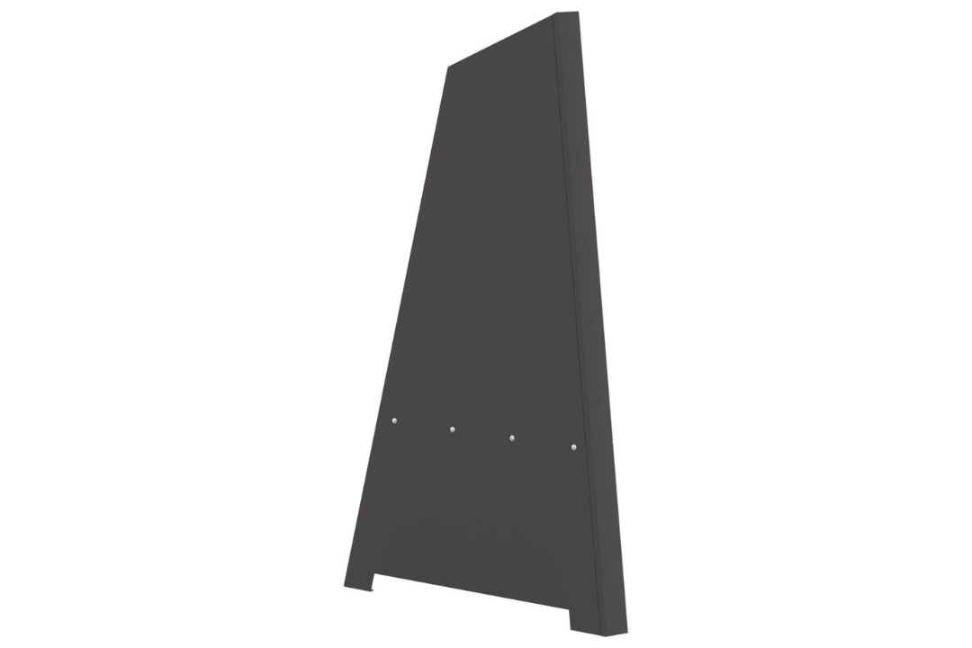 Fire Pit Pyramid 50 x 45 x 95 cm Steel in Black Cold-Rolled Steel and Powder-Coated Finish