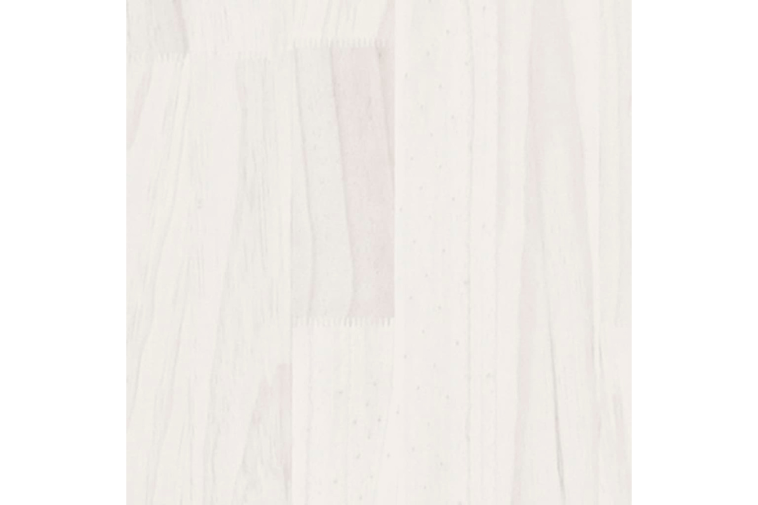 White Finish Solid Wood Pine Garden Planters