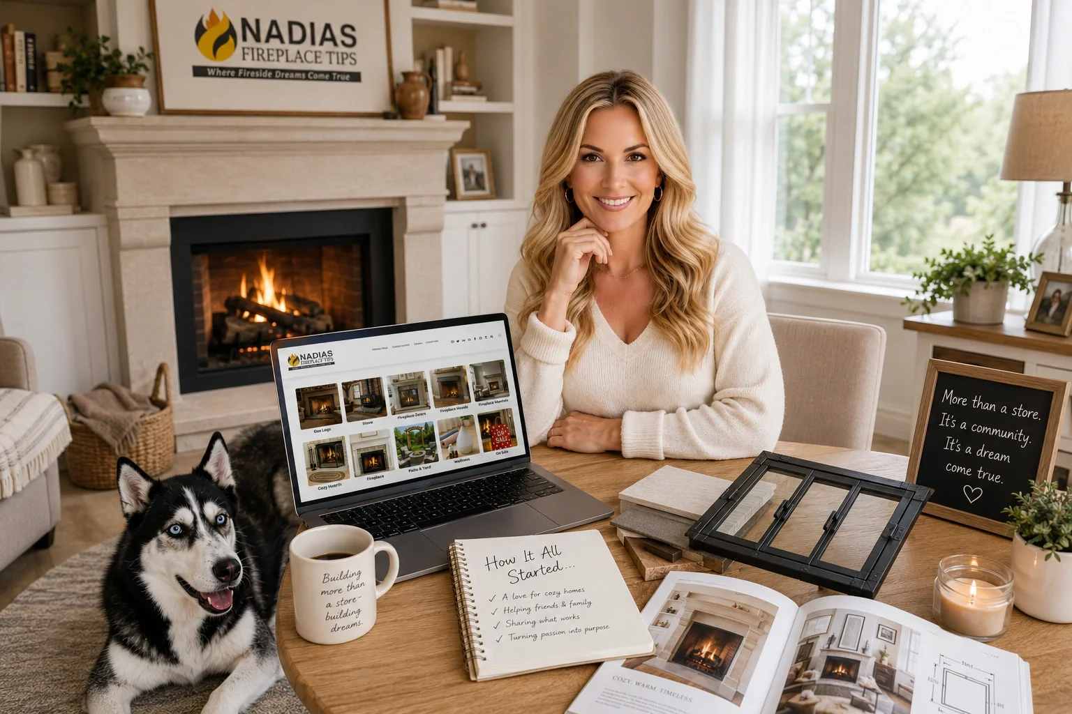 How Nadia’s Fireplace Tips Started | Fireplace Advice & Online Store