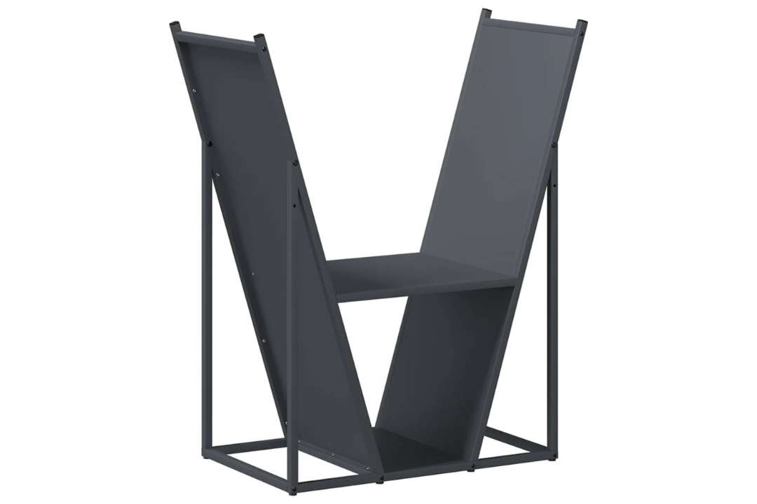 Firewood Rack 69.5 x 35 x 81 cm in Anthracite