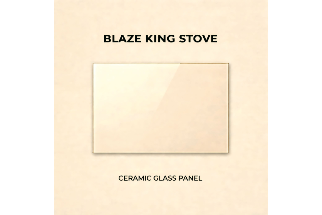 Blaze King Sirocco 20 Ceramic Glass Panel - 9" x 15"