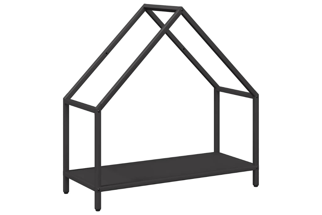 Firewood Rack 60 x 25 x 60 cm in Black