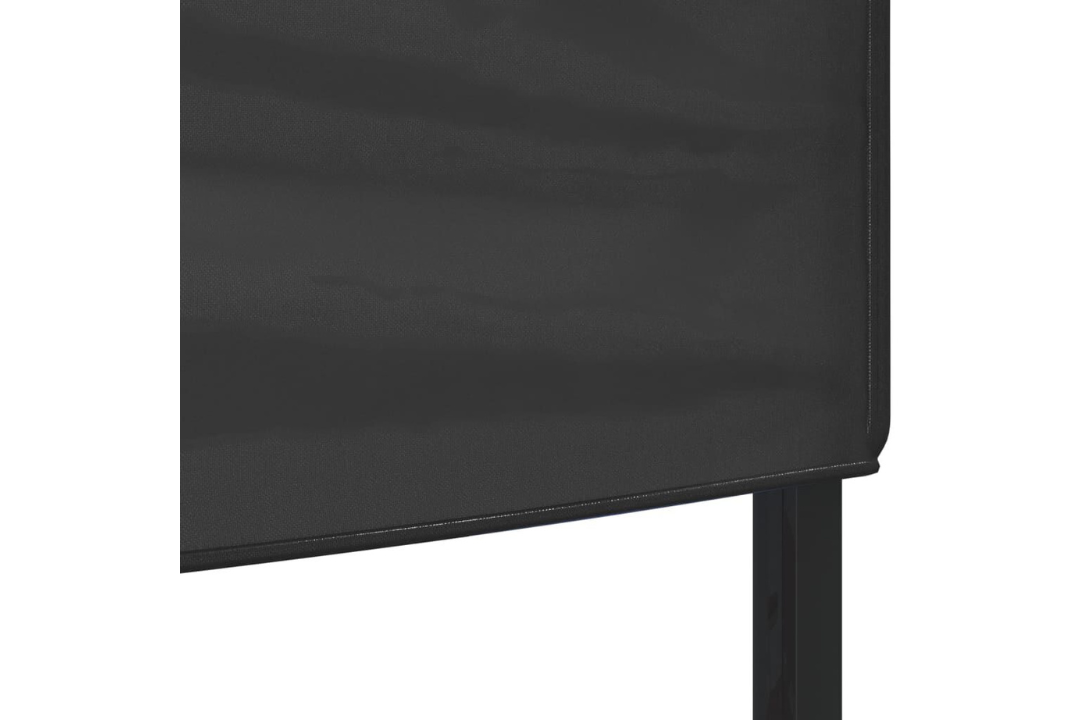 Sleek Folding Party Tent 3 x 6 m in Anthracite with 210D Oxford Fabric with Silver Coating