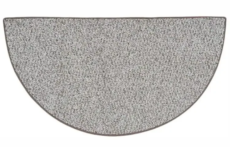 Cozy II Gingerbread Half Round Olefin Hearth Rug – 27" x 48" by Goods of the Woods