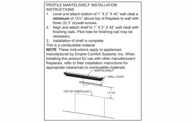 WMH 60" Primed Profile Mantelshelf - How To Install