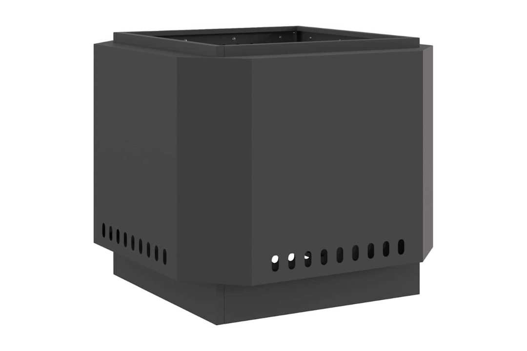 Smokeless Fire Pit 58 x 58 x 51 cm in Black