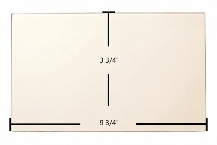 Quadra-Fire 41-I ACC Side Ceramic Glass Panel – 9 3/4" x 3 3/4"