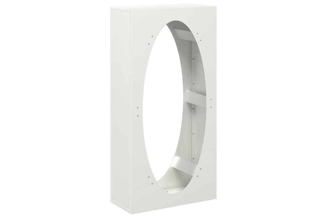 Firewood Rack 50 x 23 x 100 cm in White